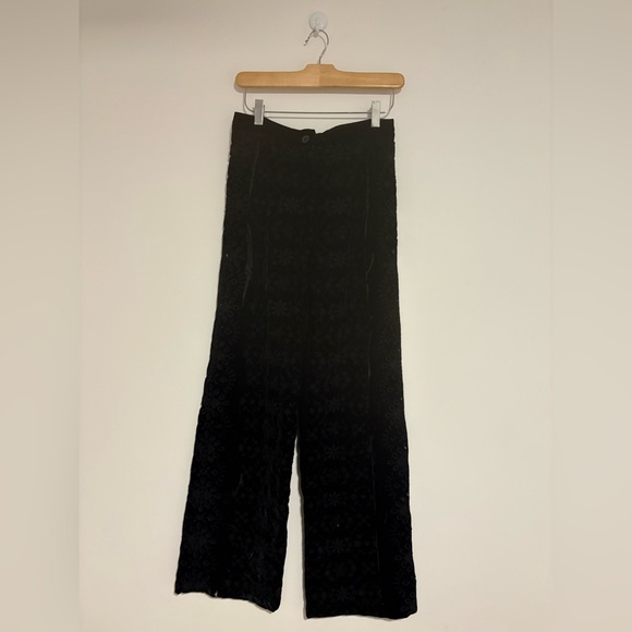 Zara Pants - Lace Black Trousers